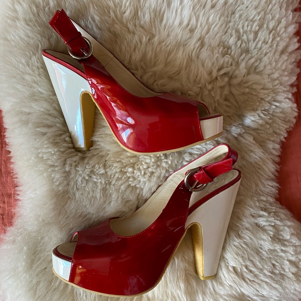 Giuseppe Zanotti Design platform patent leather heels